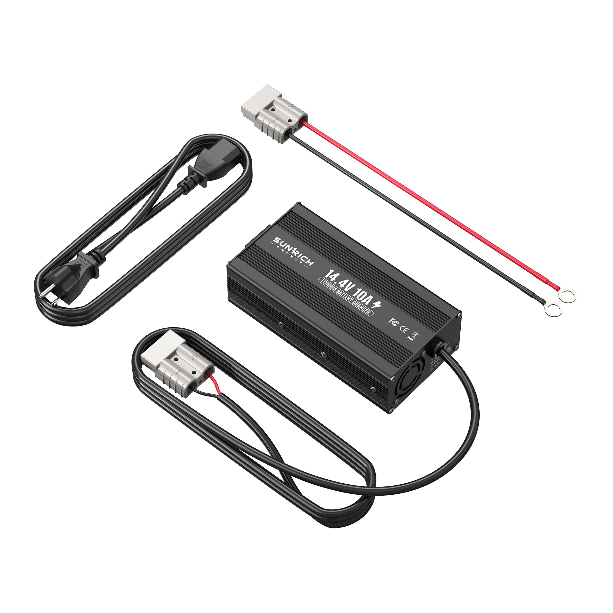 14.4VDC 10A/20A | 100-240VAC | 12V LiFePO4 Battery Charger