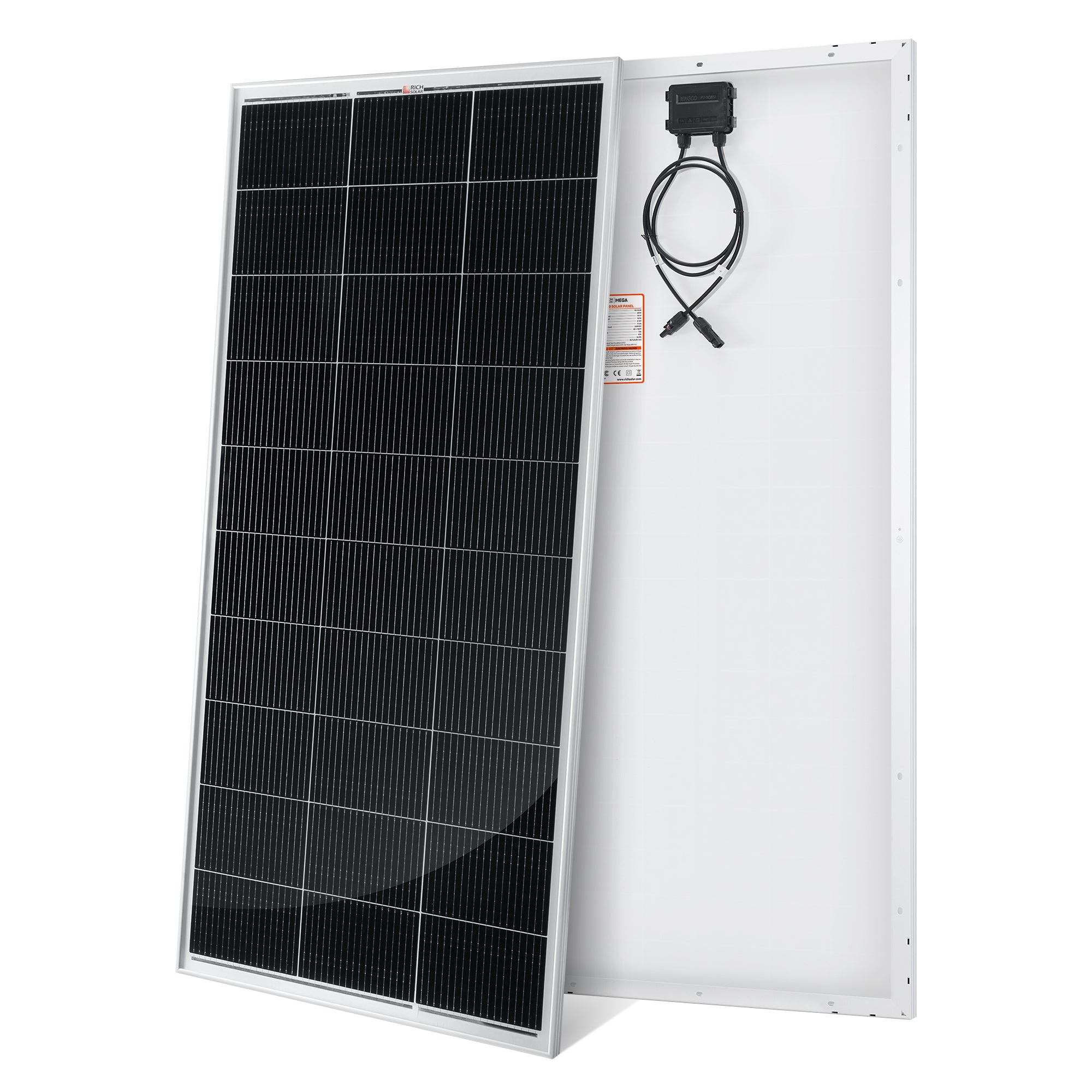 Panel solar independiente de 12 V y 200 vatios de Rich Solar | Garantía de salida de 25 años | Certificación UL