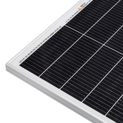 RICH SOLAR | 200 Watt 24 Volt Off-grid Solar Panel | 25-Year Output Warranty | UL Certified