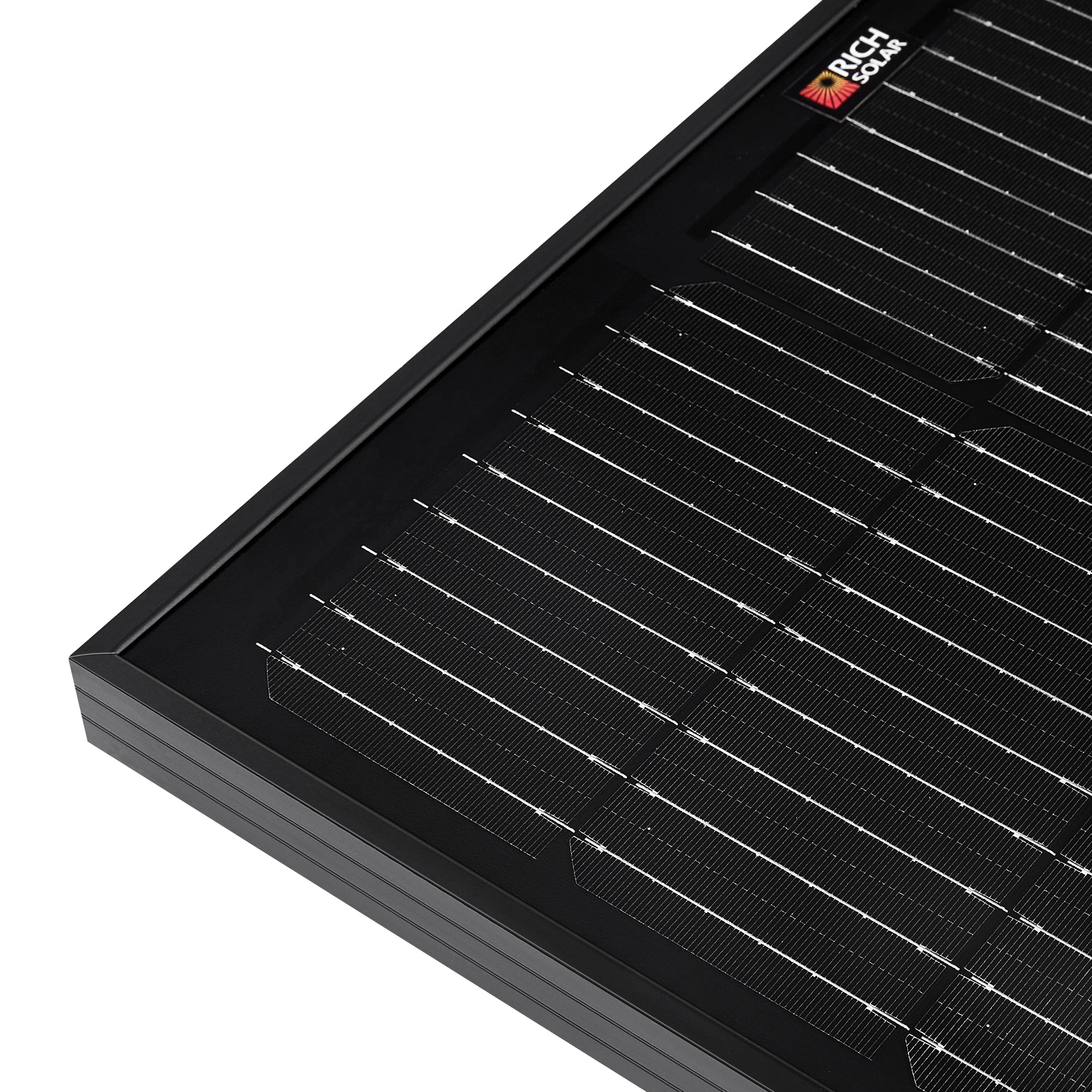 RICH SOLAR | 100 Watt 12V Solar Panel | 25-Year Output Warranty | UL Certified