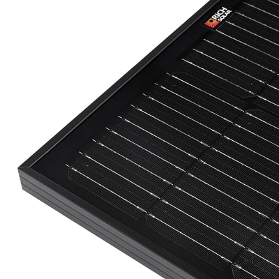 RICH SOLAR | 100 Watt 12V Solar Panel | 25-Year Output Warranty | UL Certified