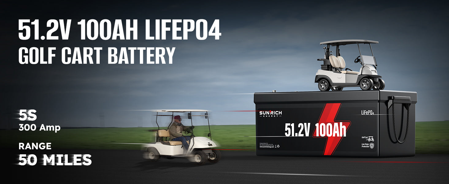 48V Lithium Golf Cart Battery - Sunrich Energy