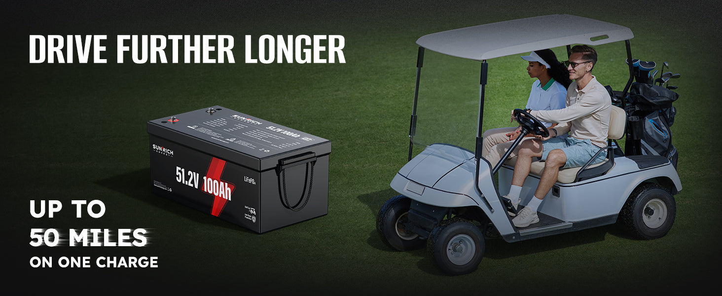 48V Lithium Golf Cart Battery - Sunrich Energy