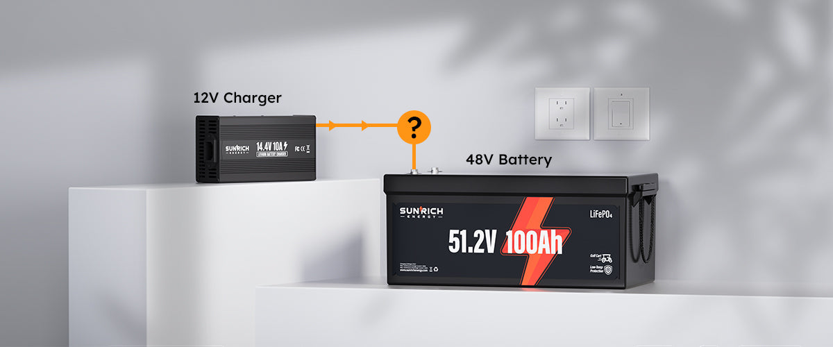 Can I Charge a 48V Battery With a 12V Charger?