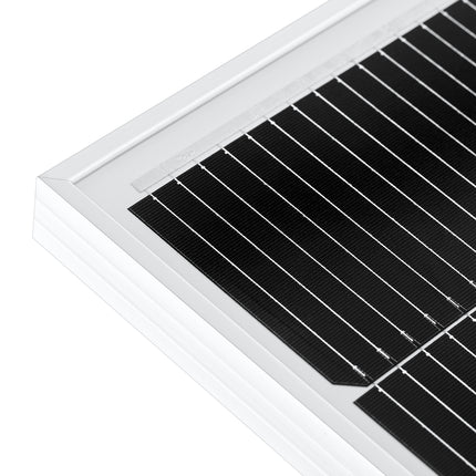 RICH SOLAR | 130 Watt 12V Compact Narrow Panel for Vans, Campers, Boats | UL Certified