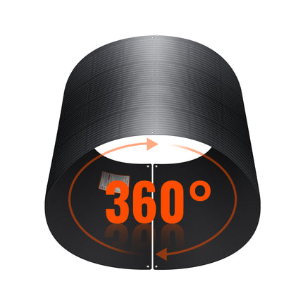 RICH SOLAR 200W 24V Flexible Solar Panel | 360° Bendable, IP68 Waterproof, for RV Roofs, Marine, Off-Grid, and Overland Systems