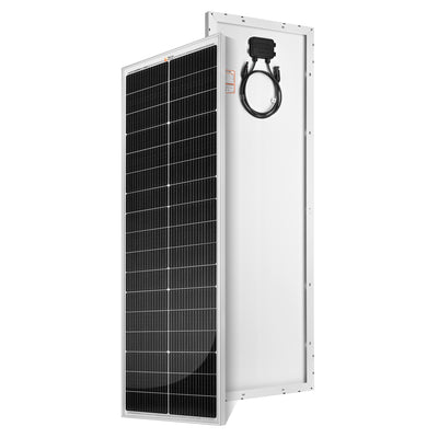 Panel solar delgado Rich Solar de 100 vatios y 12 V | Garantía de salida de 25 años | Certificación UL