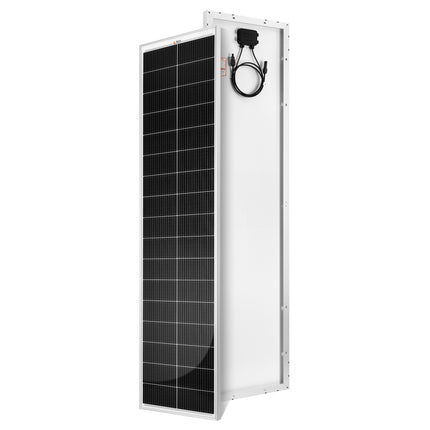 RICH SOLAR | 130 Watt 12V Compact Narrow Panel for Vans, Campers, Boats | UL Certified