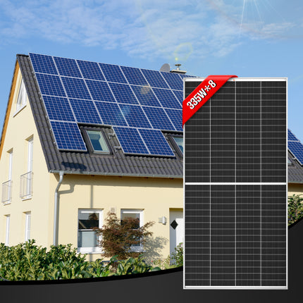 RICH SOLAR |335W Solar Panel | Premium Grid-Tie & Off-Grid for Home, Commercial, Agriculture | 25-Year Warranty, UL Certified