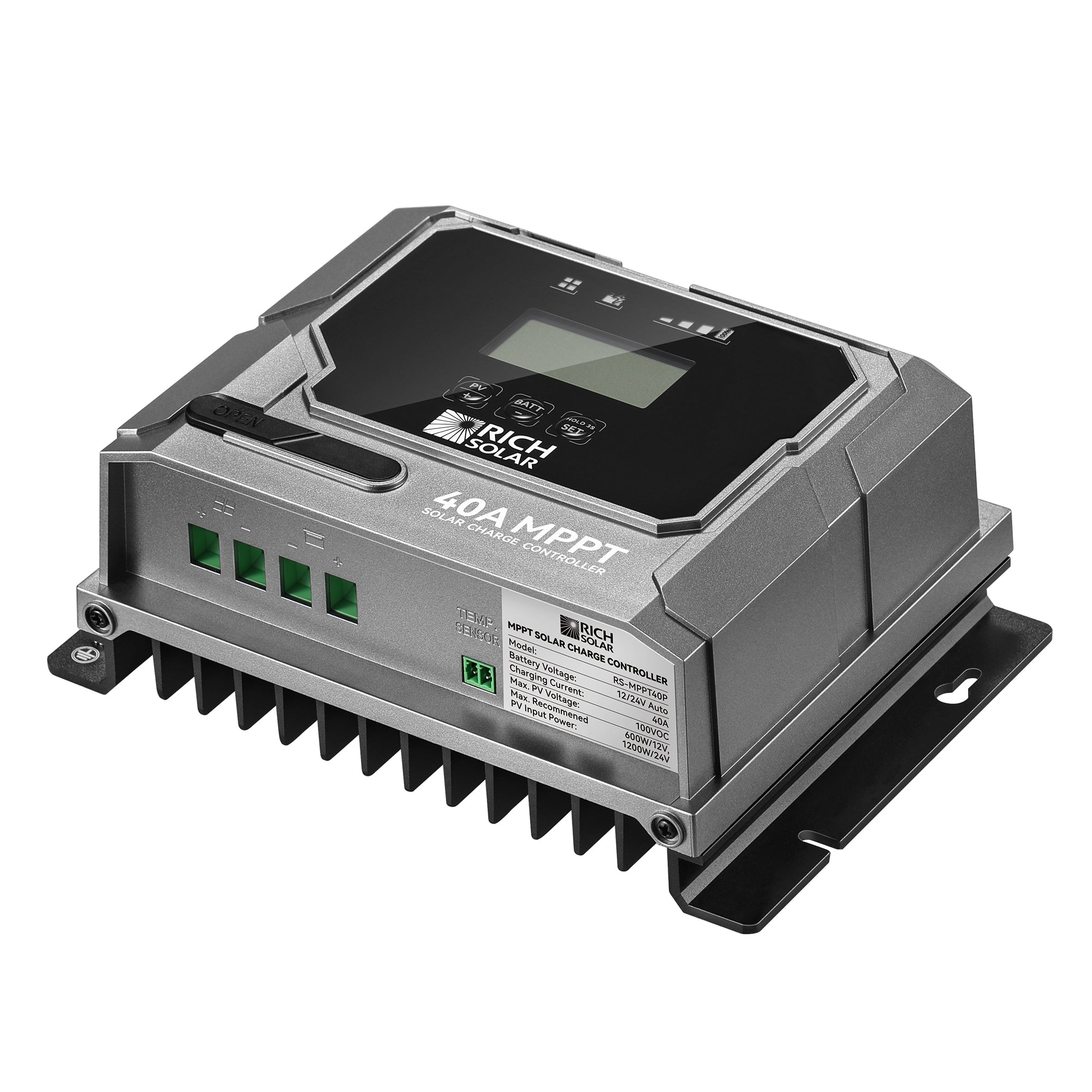 RICH SOLAR | 40 Amp MPPT Solar Charge Controller