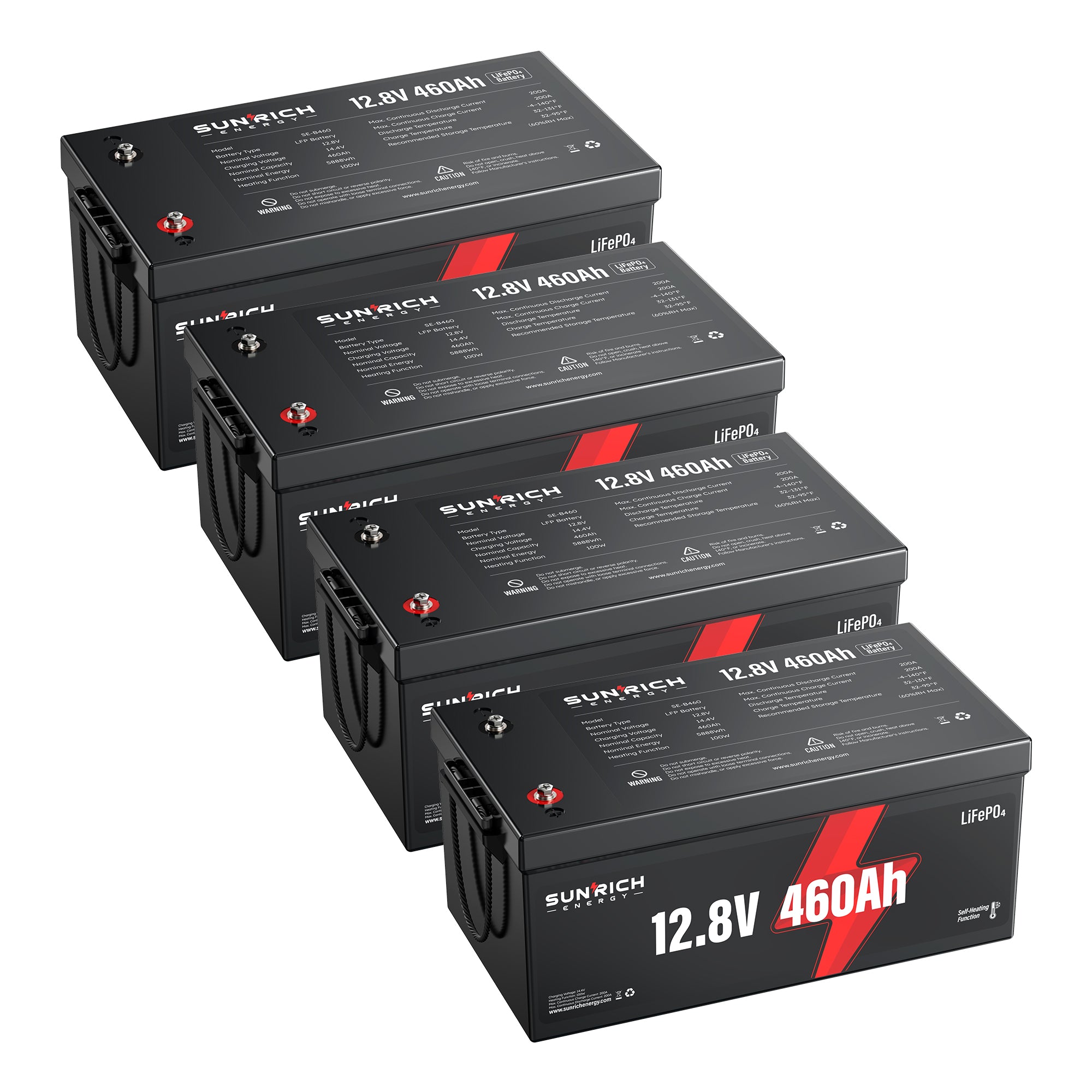 12.8V 460Ah Group 8D Lithium Iron Phosphate Battery | SUNRICH
