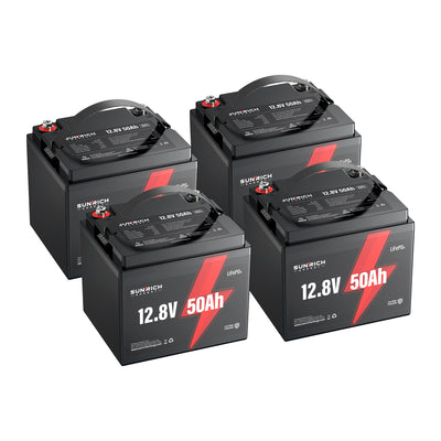 12V 50Ah LiFePO4 Battery with Low-Temperature Protection