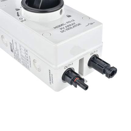 RICH SOLAR | Solar PV DC Quick Disconnect Switch | 1500 Volt 32 Amp | 2-Pole, 1-String Solar Array