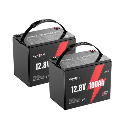 Sunrich Energy 12.8V 100Ah Trolling Motors Lithium Iron Phosphate Battery SE-200