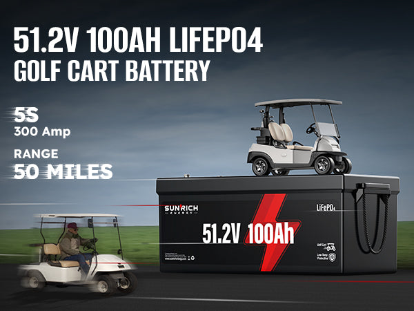 48V Lithium Golf Cart Battery - Sunrich Energy
