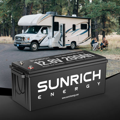 12V 200Ah Heated LiFePO4 Battery | 2560Wh Deep Cycle Lithium Battery